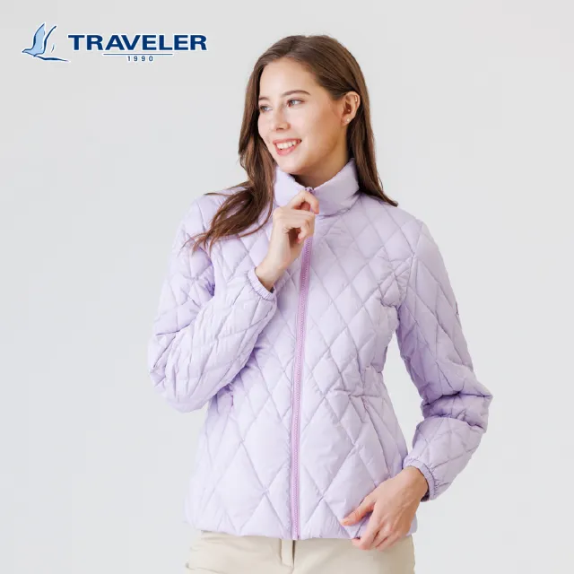 【TRAVELER 旅行者】女款撥水羽絨外套/可銜拉｜252TR906(撥水/羽絨/輕薄)