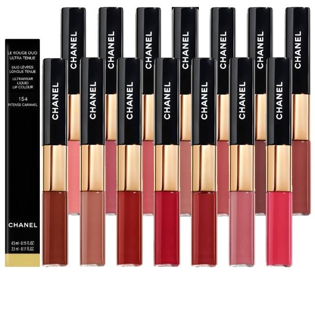 【CHANEL 香奈兒】超炫耀持色唇萃4.5ml+3.5ml任1入(雙頭唇釉多色任選-國際航空版)
