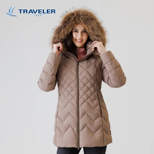 【TRAVELER 旅行者】女款防風撥水羽絨外套｜252TR914(撥水/防風)