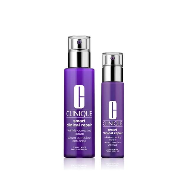 【CLINIQUE 倩碧】天才A醇精華抗老撫紋組(天才激光修護煥膚精華 50ml)(精華液/A醇縮毛孔精華液/雙11限定)