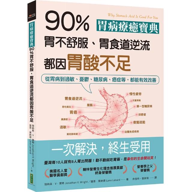 胃病療癒寶典．90％胃不舒服、胃食道逆流都因胃酸不足：從胃病到過敏、憂鬱、糖尿病、癌症等 都能有效改善