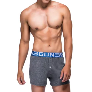 【3GUN】官方直營 BOXERS  彈力棉男寬鬆四角平口褲(男內褲 多色任選)