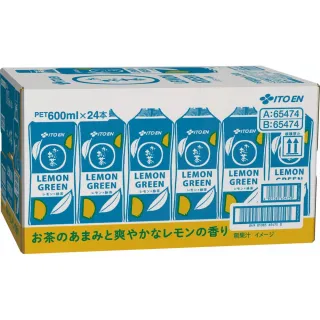 即期品【伊藤園】Oi Ocha 檸檬風味綠茶600mlx24入(無糖  x 無香料)
