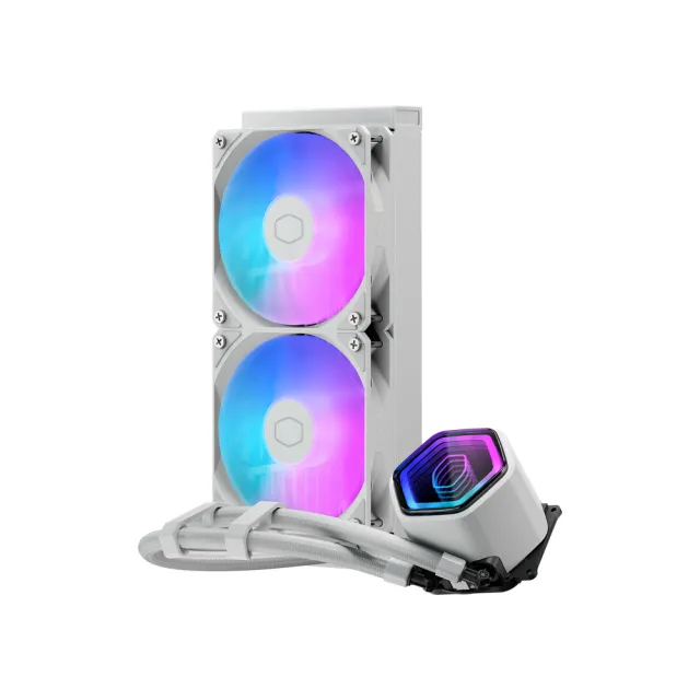 【Cooler Master 酷碼】ML 240 Core II ARGB 白色版 水冷散熱器