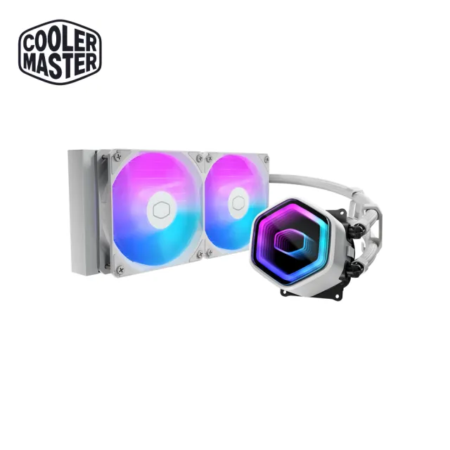 【Cooler Master 酷碼】ML 240 Core II ARGB 白色版 水冷散熱器