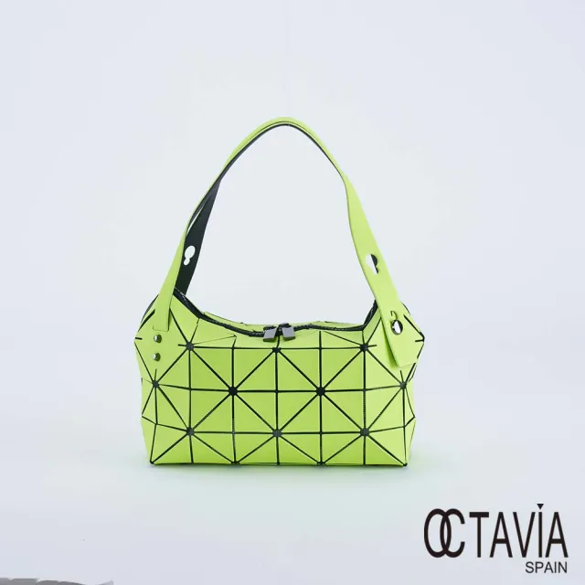 【OCTAVIA 8】雙11 時尚之洲 幾何三角立體寬型腋下包 - 三色可選(三宅包 手拿包 便當包)