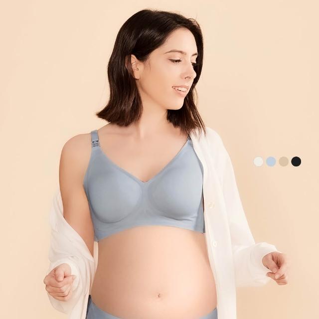【Gennies 奇妮】哺乳內衣 冰絲涼感無痕無鋼圈內衣(共4色)