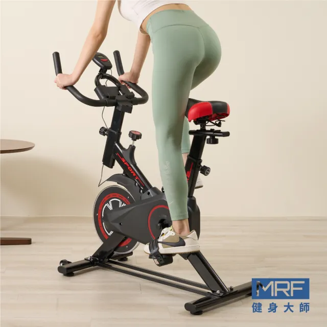 【MRF 健身大師】曲線雕塑型健身飛輪健身車
