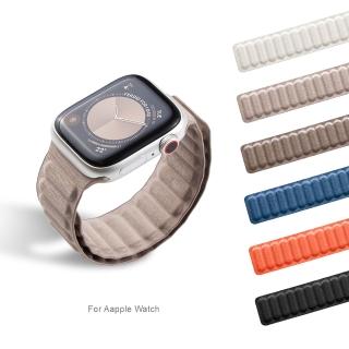 【General】Apple Watch S11/10系列 磁性鏈紋錶帶(手錶 錶帶)