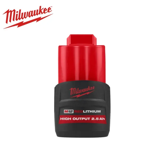 【Milwaukee 美沃奇】M12FID2 鋰電 無刷 起子機(M12 FID2主機+雙2.5電池+充電器)