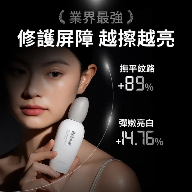 【Relove官方直營】全酵肌泌修護凝萃50mlx2件組 小玻泌(微分子10kDa玻尿酸 擦出飽水發光肌)