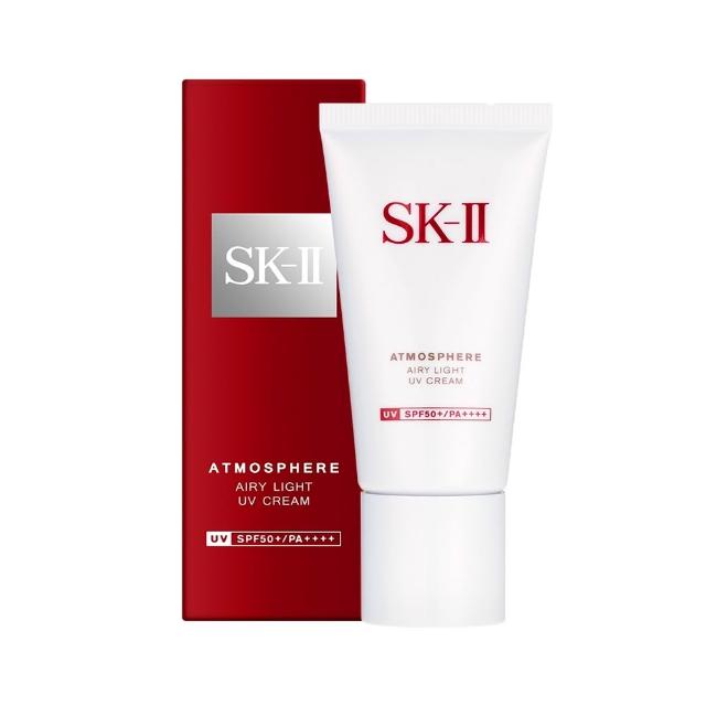 SK-II 超輕感全效防曬霜，SPF50+/PA++++ 高防曬係數，輕盈不厚重，適合各種膚質使用。專為臉部與眼部設計，提供全天候防曬保護，同時保持肌膚水潤與透亮。為臺灣專櫃公司貨，品質有保障。