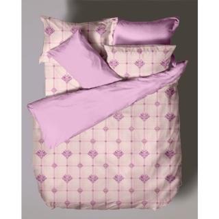 【LAMINA】蘇格蘭 粉 雙人 100%純棉床包枕套三件組