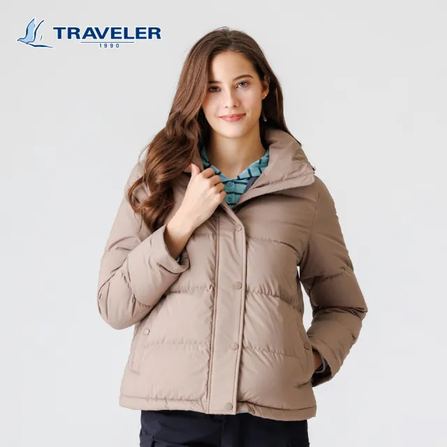 【TRAVELER 旅行者】女款防風撥水羽絨外套|252TR910(撥水/羽絨/防風)