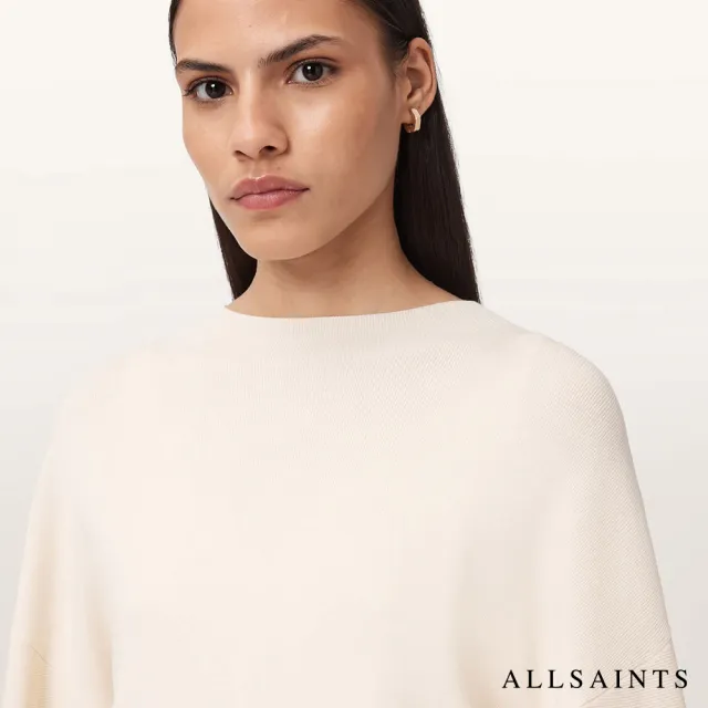 【ALLSAINTS】SINEAD 針織兩件式洋裝-白 W064DD(常規版型)
