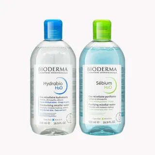 【BIODERMA】潔膚液500ml 2入(卸妝)(保濕水潤/平衡控油任選)