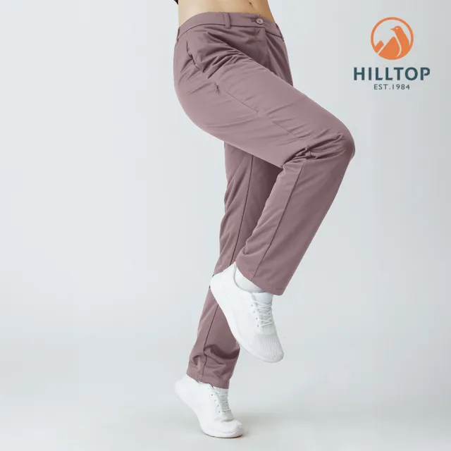 【Hilltop 山頂鳥】WINDSTOPPER防風透氣保暖長褲 女款 霧紫｜PH31XFQ8ECJ0