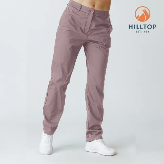 【Hilltop 山頂鳥】WINDSTOPPER防風透氣保暖長褲 女款 霧紫｜PH31XFQ8ECJ0