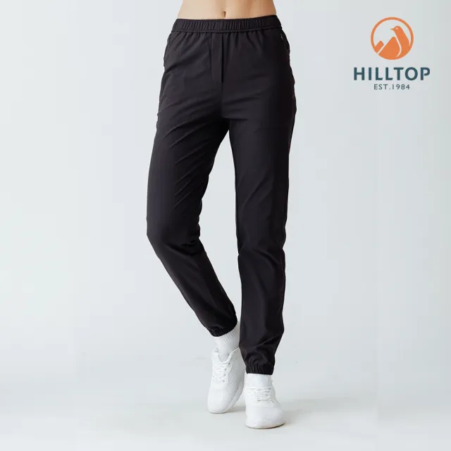 【Hilltop 山頂鳥】超潑水彈性長褲 女款 黑｜PH31XFR0ECA0