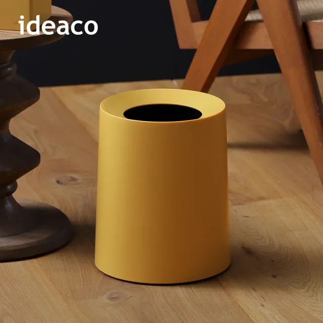 【IDEACO】日本ideaco 圓形家用垃圾桶-11.4L-多色可選