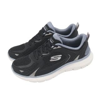 【SKECHERS】慢跑鞋 Flex Appeal 5.0 女鞋 黑 白 輕量 訓練鞋 運動鞋(150219-BKMT)