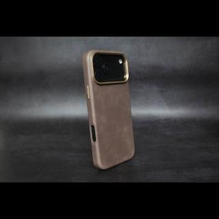 【UNIC】UNIC皮革磁吸手機殼質感灰iPhone17//17 Pro/17 ProMAX(真皮)