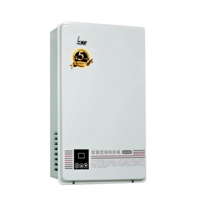 【HCG 和成】數位恆溫強制排氣熱水器GH1266 12L(FE式 原廠安裝)