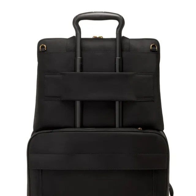 【TUMI】Voyageur Benin 15 吋都會商務筆電包 - 黑金(TUMI 官方旗艦店)