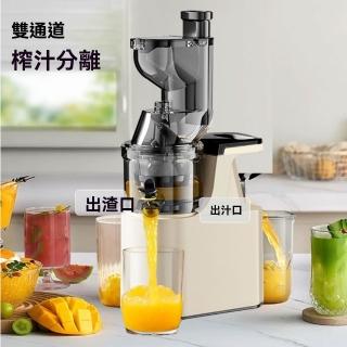 【宜品居家】大口徑榨汁機 豆漿機磨豆機 原汁機破壁機(雙通道水果渣汁分離/榨汁網+冰淇淋網/調理機)