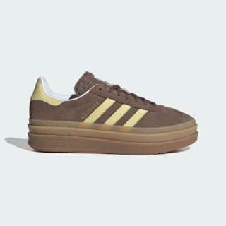 【adidas 愛迪達】Gazelle Bold W 女 運動休閒鞋 厚底 麂皮 舒適 棕(JI2697)