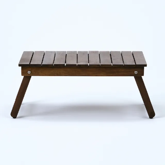 【MUJI 無印良品】相思木折疊迷你桌 約寬57.5x深30x高23cm(露營系列)