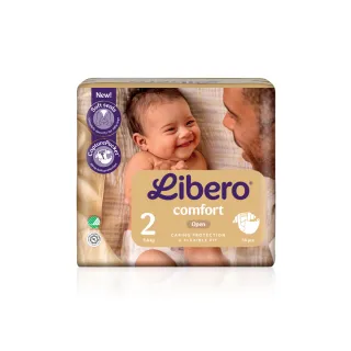 【麗貝樂】Newborn 嬰兒紙尿褲 2號XS(2號34片/ 3-6kg適用)