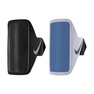 【NIKE 耐吉】輕便手機臂套 PLUS 082黑/068灰(運動手機包 運動臂套 臂套包 觸控手機包 可調節臂帶 可觸控)
