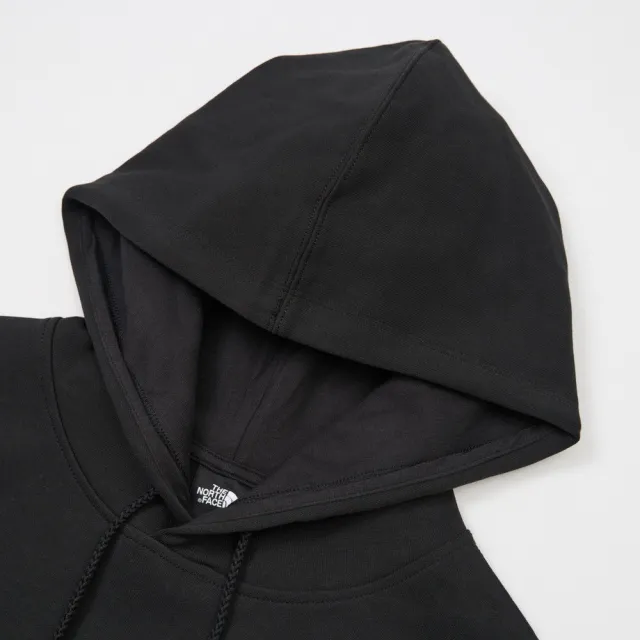 【The North Face】TNF 蝴蝶LOGO 長袖帽T W TNF ESSENTIAL NATURE RECHARGE HOODIE G 女 黑(NF0A8F0EJK3)