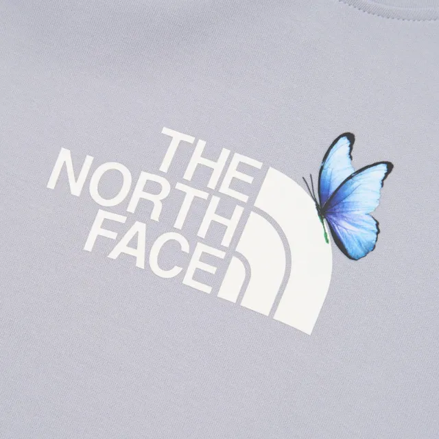 【The North Face】TNF 蝴蝶LOGO 長袖帽T W TNF ESSENTIAL NATURE RECHARGE HOODIE G 女 紫(NF0A8F0EBOB)