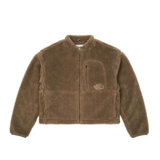【The North Face】TNF 休閒 運動 刷毛 保暖外套 W EXTREME PILE 2 FZ JACKET - AP 女 棕(NF0A8ESPBOW)