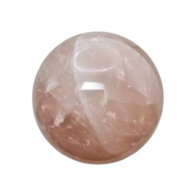 【藏古祥館】一級品天然水晶粉晶球WBP15(水晶)