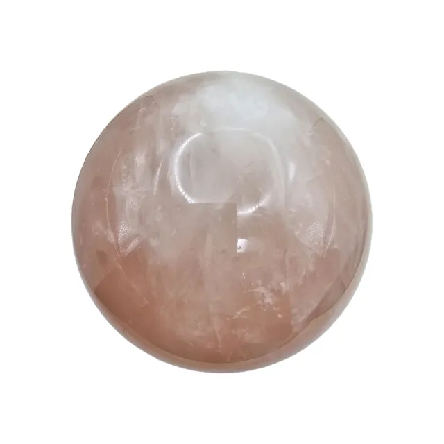 【藏古祥館】一級品天然水晶粉晶球WBP24(水晶)