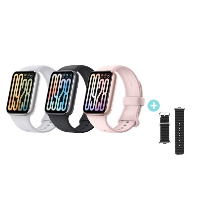 【小米】官方旗艦館 Xaiomi 手環 9 Pro (矽膠波浪錶帶組)