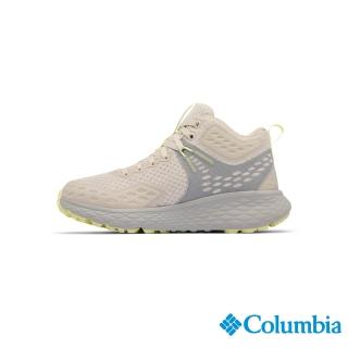 【Columbia 哥倫比亞】女款-OD防水極彈高筒健走鞋-KONOS™ TRS OUTDRY™-卡其灰(UBL73540KY/JF)