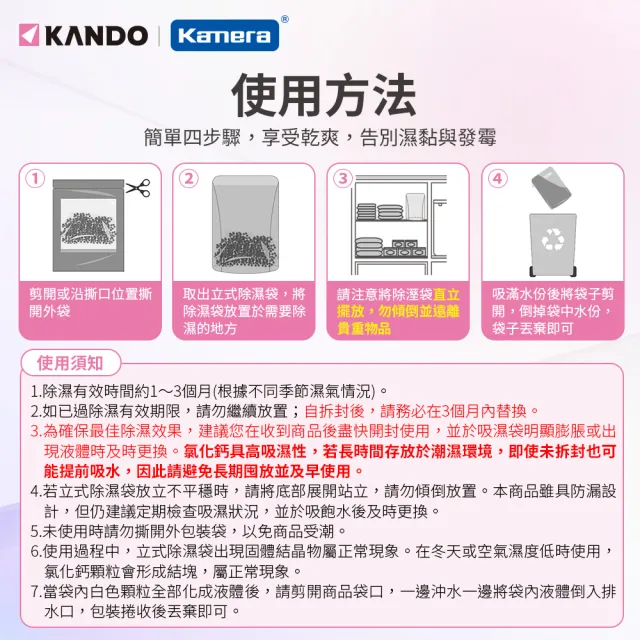 【Kando】立式除濕袋-200g(40入/包)