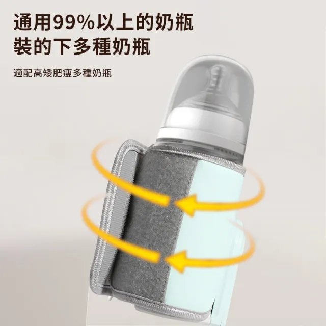 嬰兒奶瓶保溫套 Type-C快充可攜式溫奶器 熱奶器 加熱恆溫杯套 奶瓶加熱保溫 6檔調溫 智能數顯 618