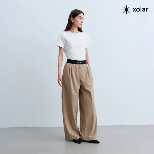 【PROJEXT】防潑水抗皺鬆緊休閒寬褲 長褲(Xolar Relaxed Pants)