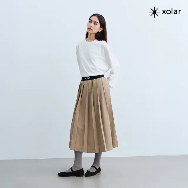 【PROJEXT】防潑水抗皺鬆緊百褶裙(Xolar Pleated Skirt)