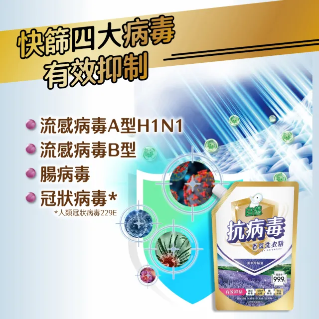 moPro+會員專屬【白鴿】天然抗菌洗衣精補包x6+贈澎澎香浴乳330g(多款任選)