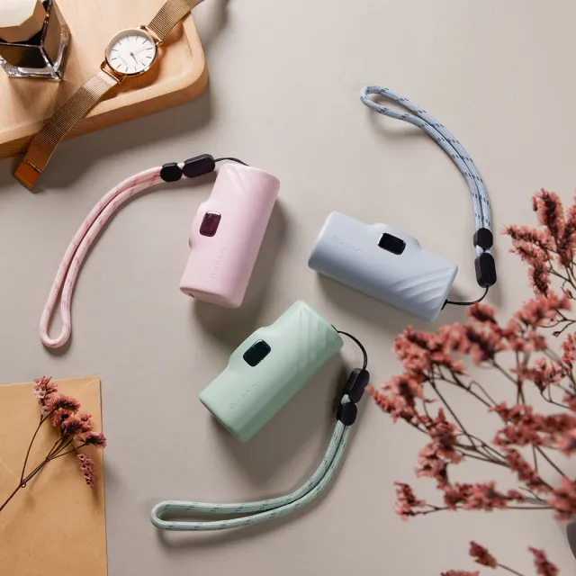 【ADAM 亞果元素】2入組 GRAVITY F5L 5000 mAh 最高20W Lightning 口袋型行動電源(Lightning 已有標示Wh)