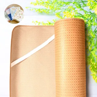 【神田職人】單人3尺 3D加厚 格紋透氣天然 涼蓆-E 涼感 床蓆(不夾髮膚 涼蓆推薦)