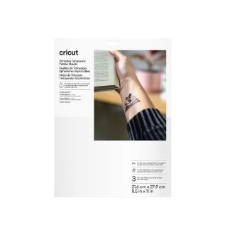 【Cricut】可列印紋身貼紙(3入 A4)