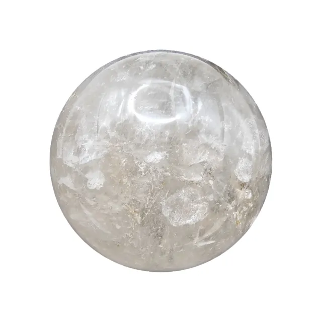 【藏古祥館】一級品天然白水晶球 WBW60(水晶)