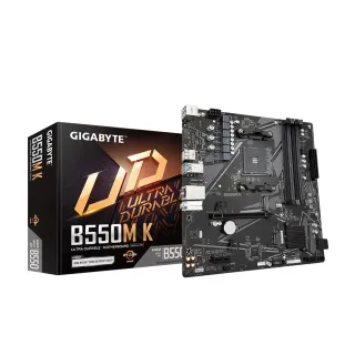 【GIGABYTE 技嘉】B550M-K AMD 主機板+AMD R5 3400G 4核心(M+C 組合包)